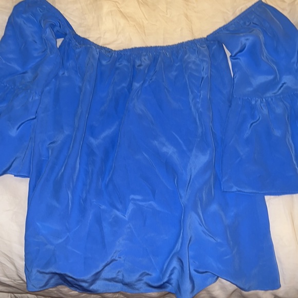 Lilly Pulitzer Sanilla Silk Off The Shoulder Top - Picture 4 of 5